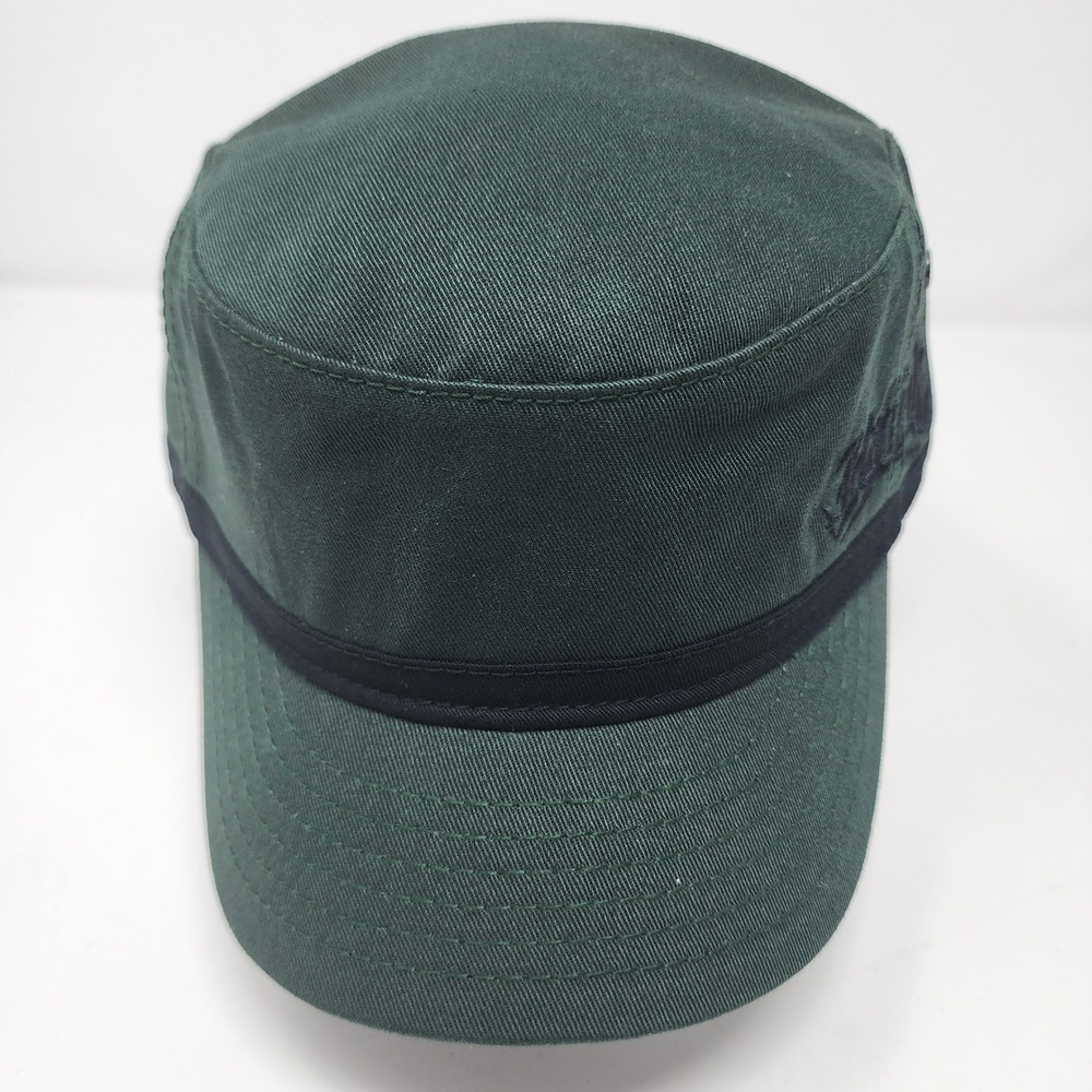 Hittin Cadet Cap OSFM Green Military Patrol Hat Cotton Twill Flat Top Army